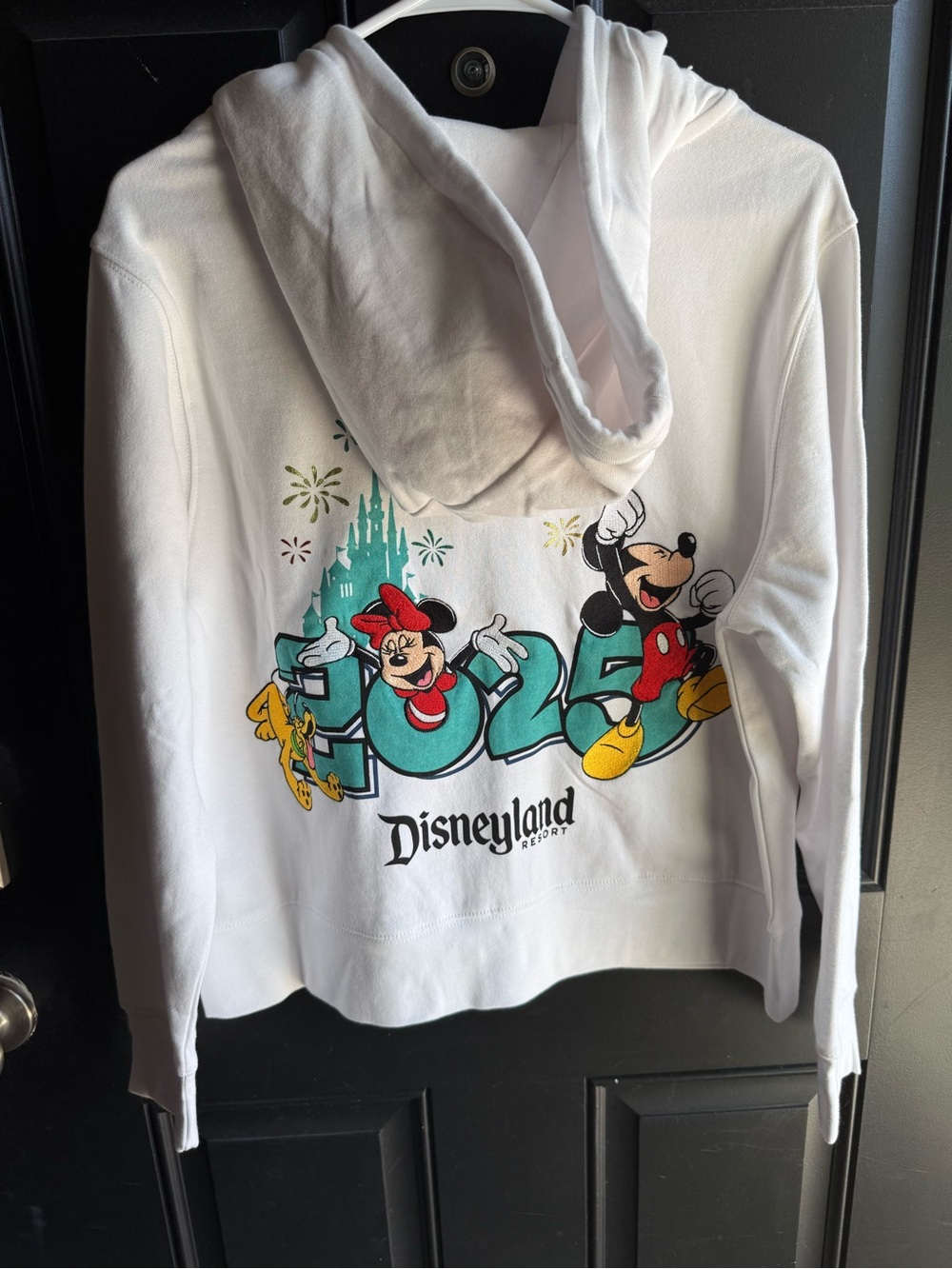 NWT 2025 Disney Parks Disneyland Resort Zip-up Hoodie Mickey Mouse Size Medium